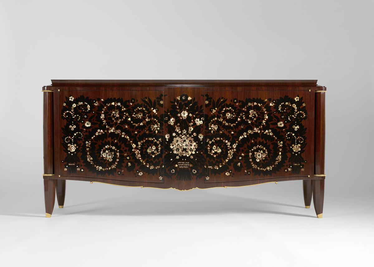 Jules Leleu, Feu d’Artifice, Fireworks Commode with Inlaid Front, France, 1938 4