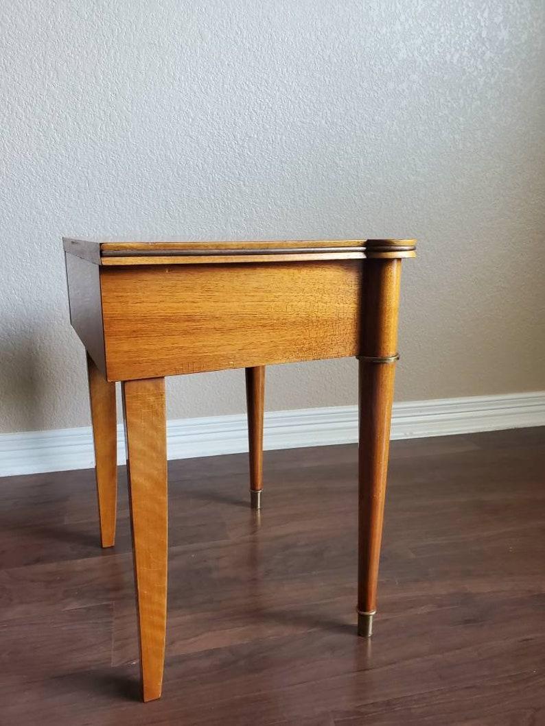 Jules Leleu French Art Deco Bedside Nightstand For Sale 1