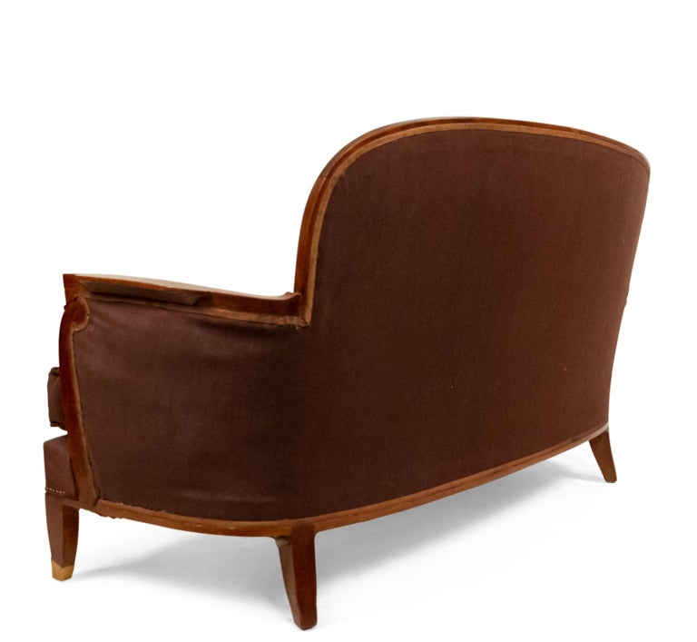 French Art Deco Tapestry Loveseat For Sale at 1stDibs