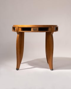 Art Deco Guéridon Table by Jules Leleu, France, 1935
