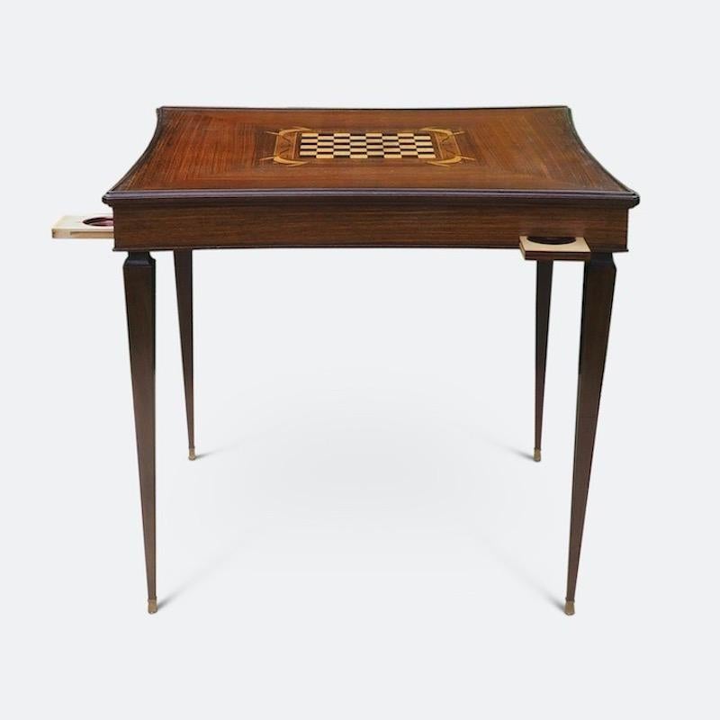Jules Leleu Inlaid Card and Games Table 8