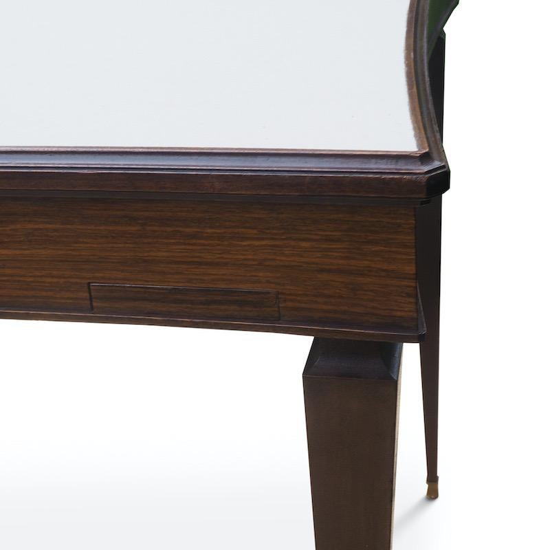 Fruitwood Jules Leleu Inlaid Card and Games Table
