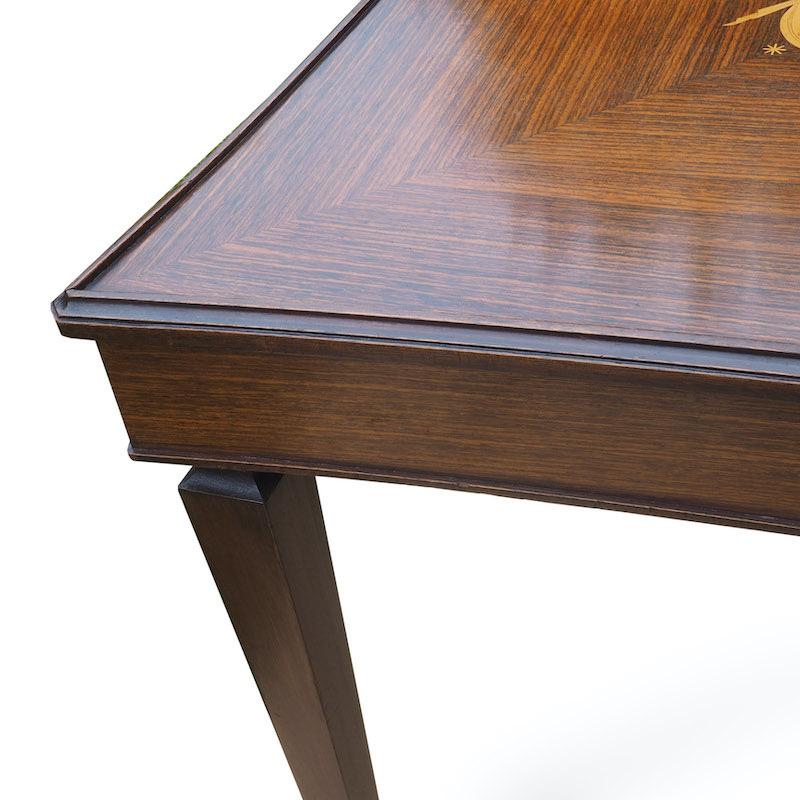 Jules Leleu Inlaid Card and Games Table 1