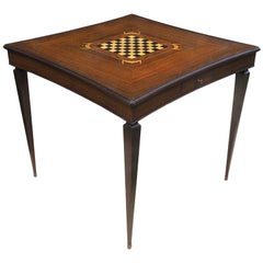 Jules Leleu Inlaid Card and Games Table