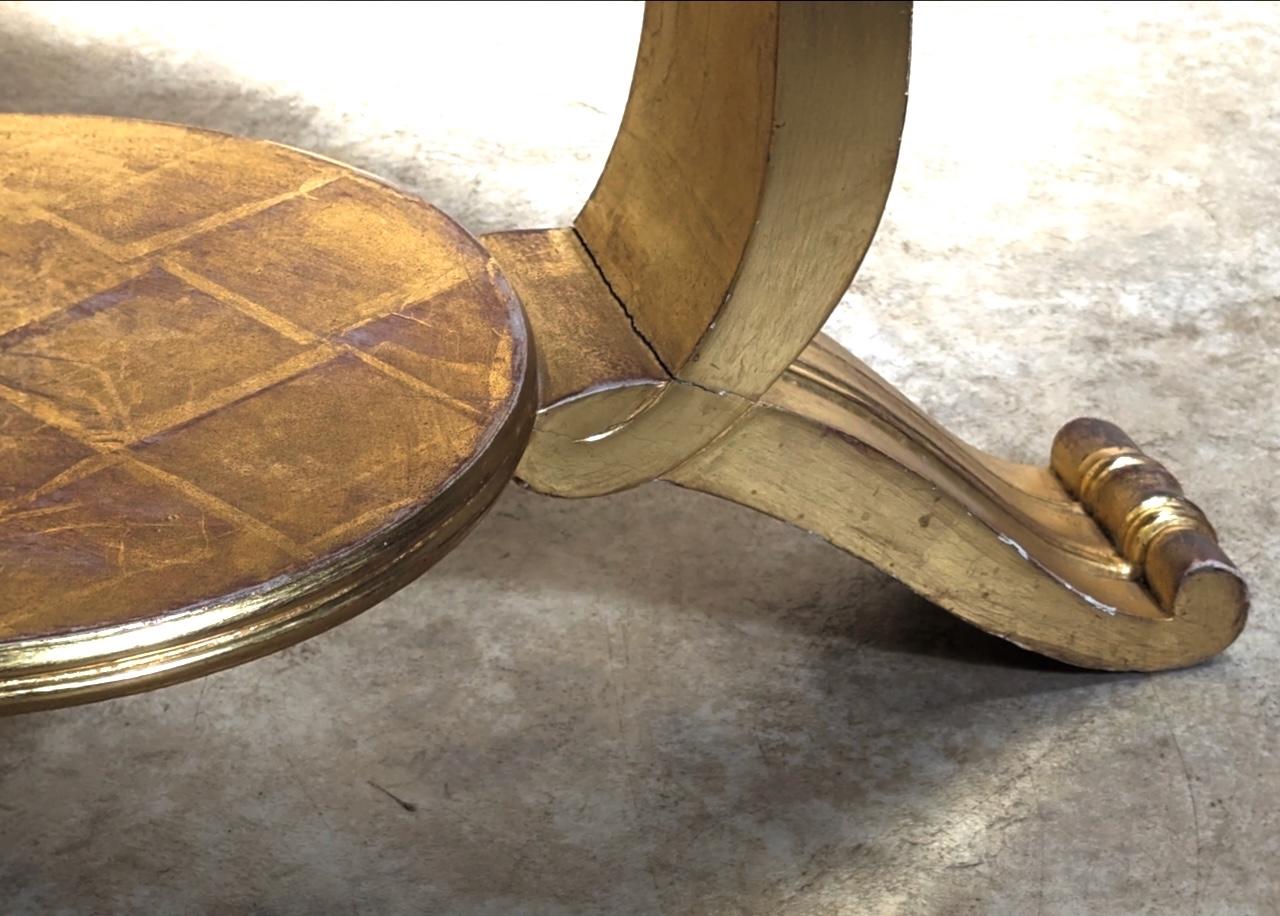 Doré Table basse Jules Leleu en vente