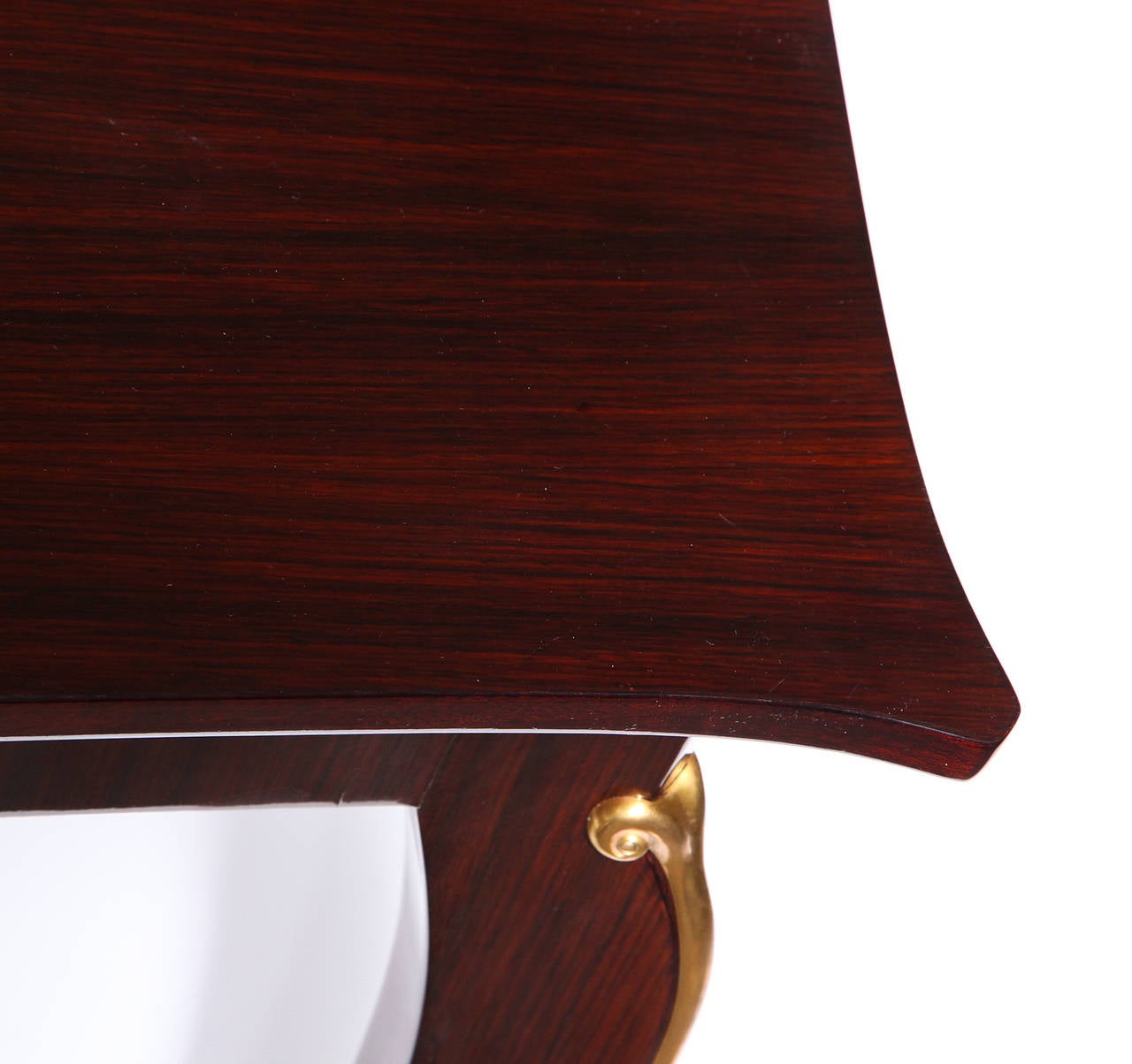Jules Leleu, Mahogany Writing Table, France, circa 1940 In Good Condition In New York, NY