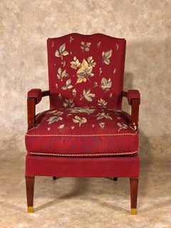 Jules Leleu pair of 1940s armchairs