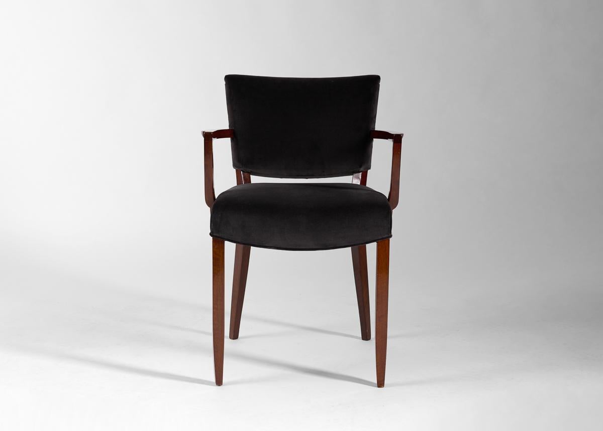 The house of Leleu rose to prominence in the 1920s during the Art Déco period, and became known for the ornate classicism of its richly refined furniture and lavish interiors. In the Postwar years, Leleu­ décorateurs ensembliers whose design talents