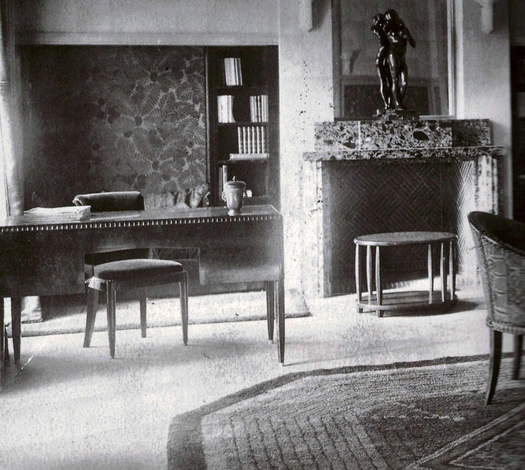 Jules Leleu, paire de chaises d'appoint Art Déco, France, 1925 Bon état - En vente à New York, NY