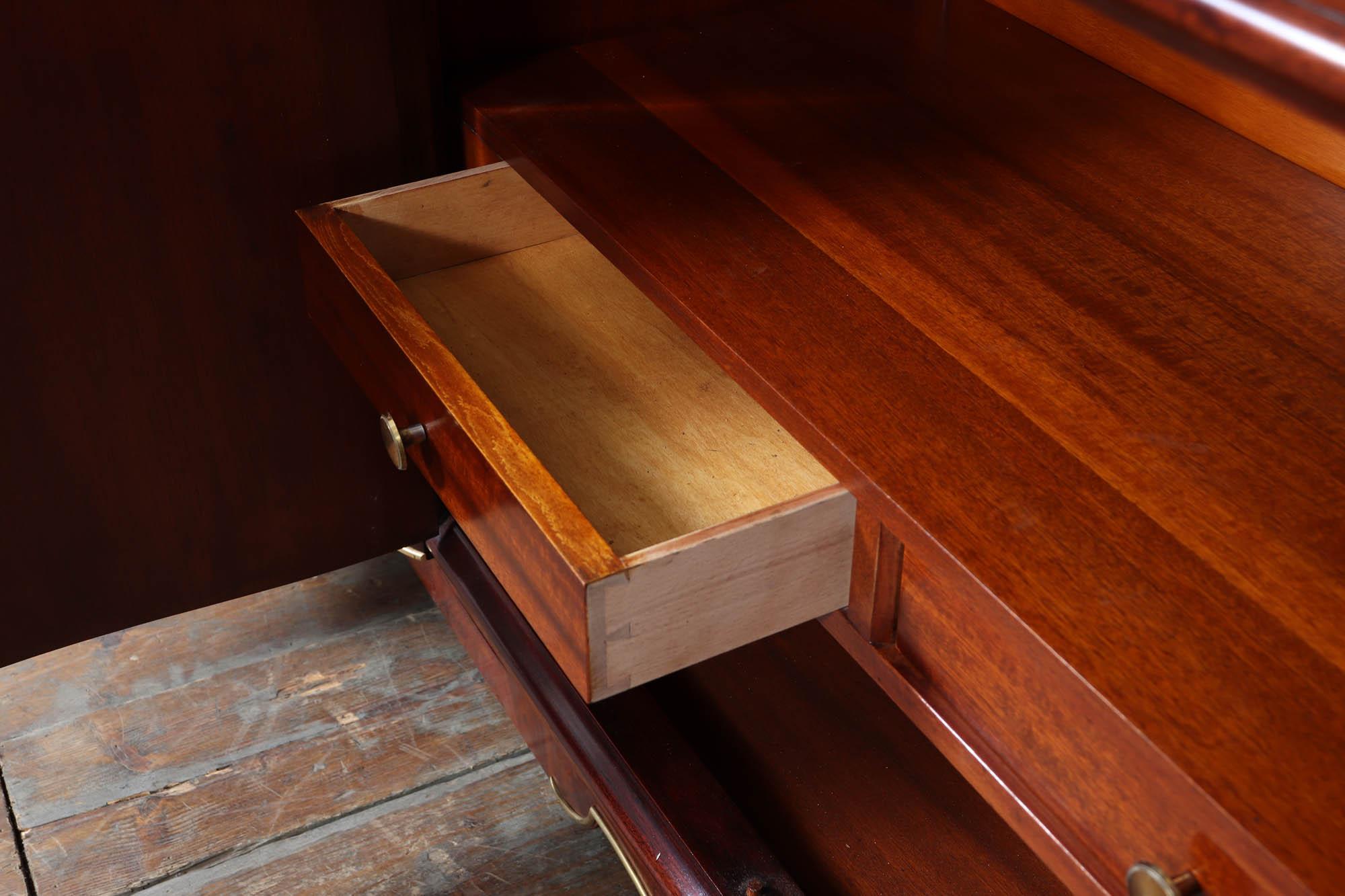 Jules Leleu Rosewood & Palmwood Sideboard with Inlay, 1940s For Sale 6