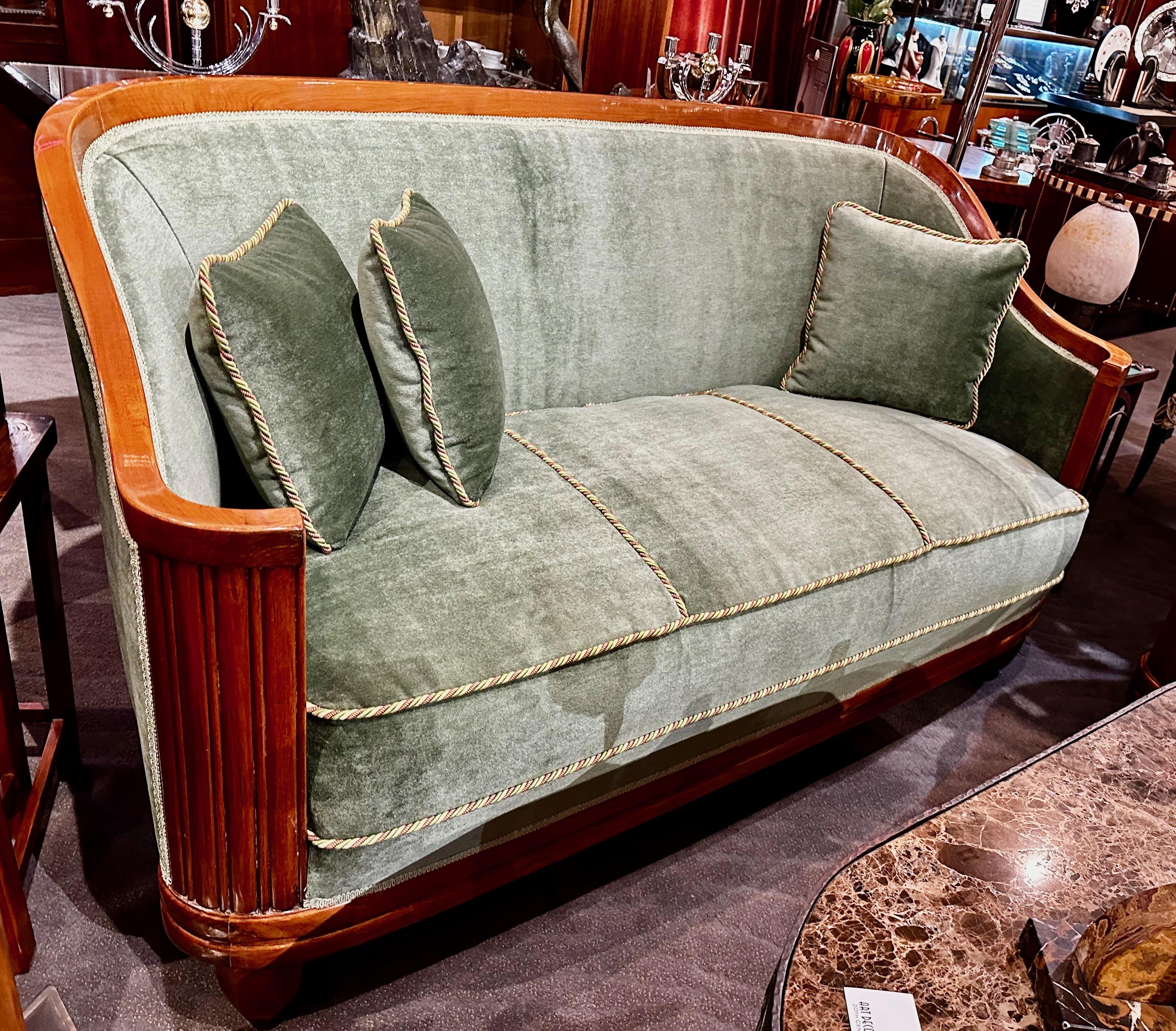 vintage art deco sofa