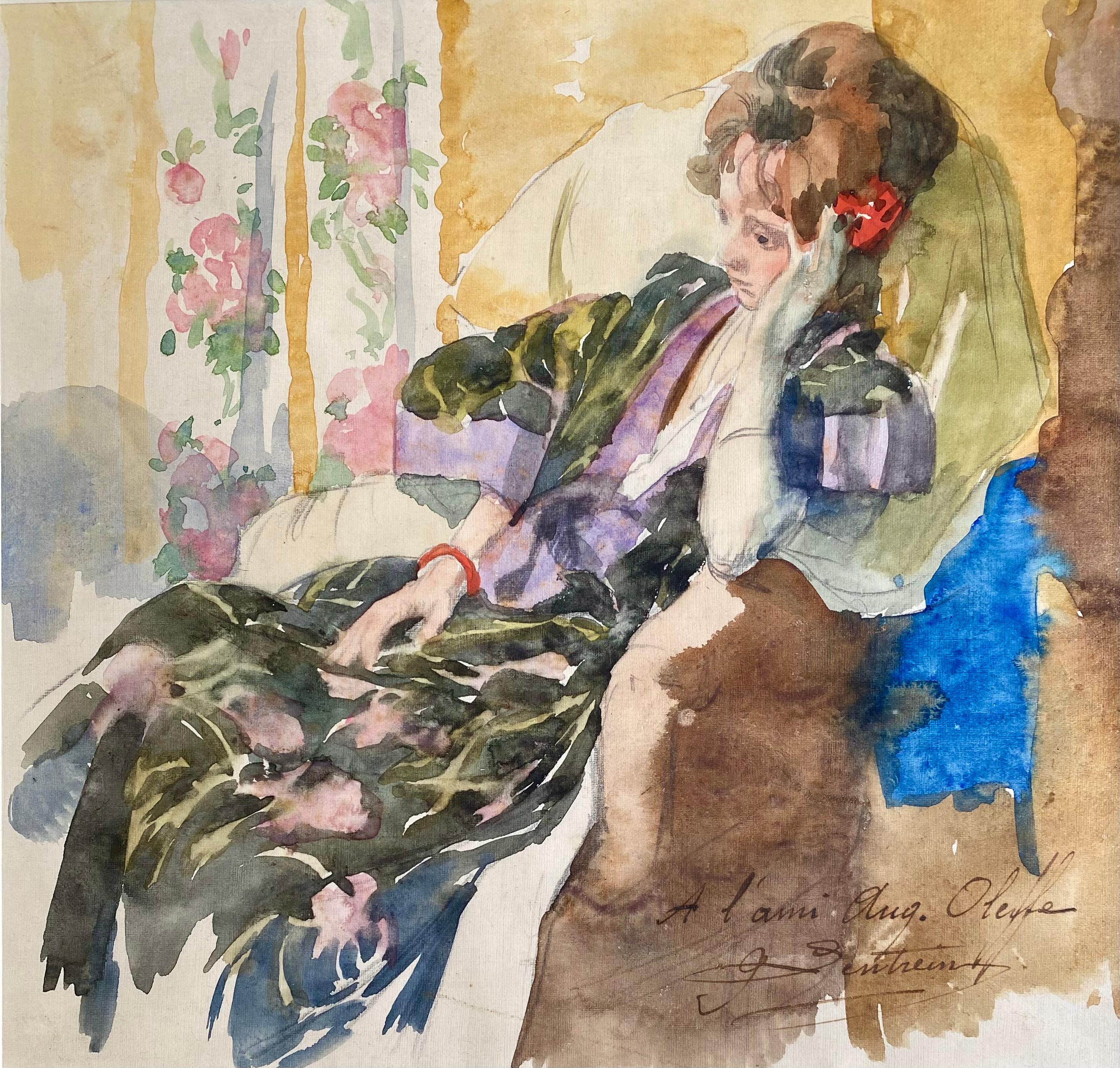Signora in pensieri