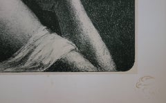 I capelli - Litografia originale - 1897