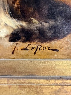 Kätzchen mit Rosen.