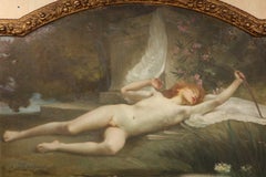 Jules-Louis Machard "Dream of Eros" Exceptional Oil Painting