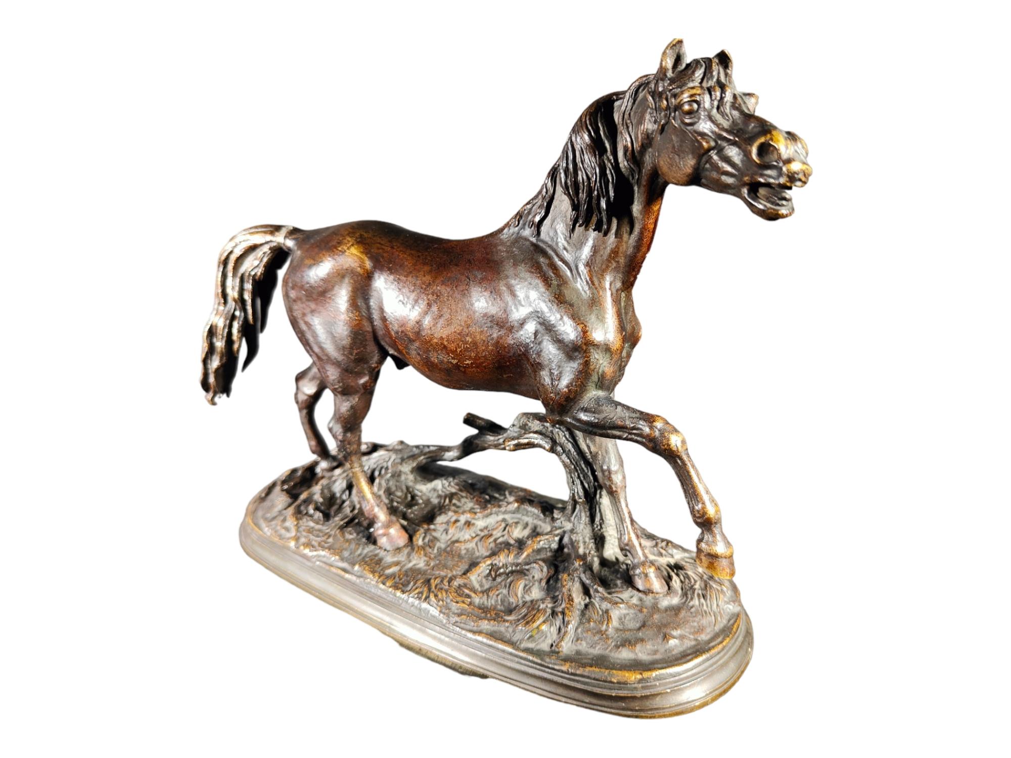 Jules Moigniez Bronze Horse For Sale 5
