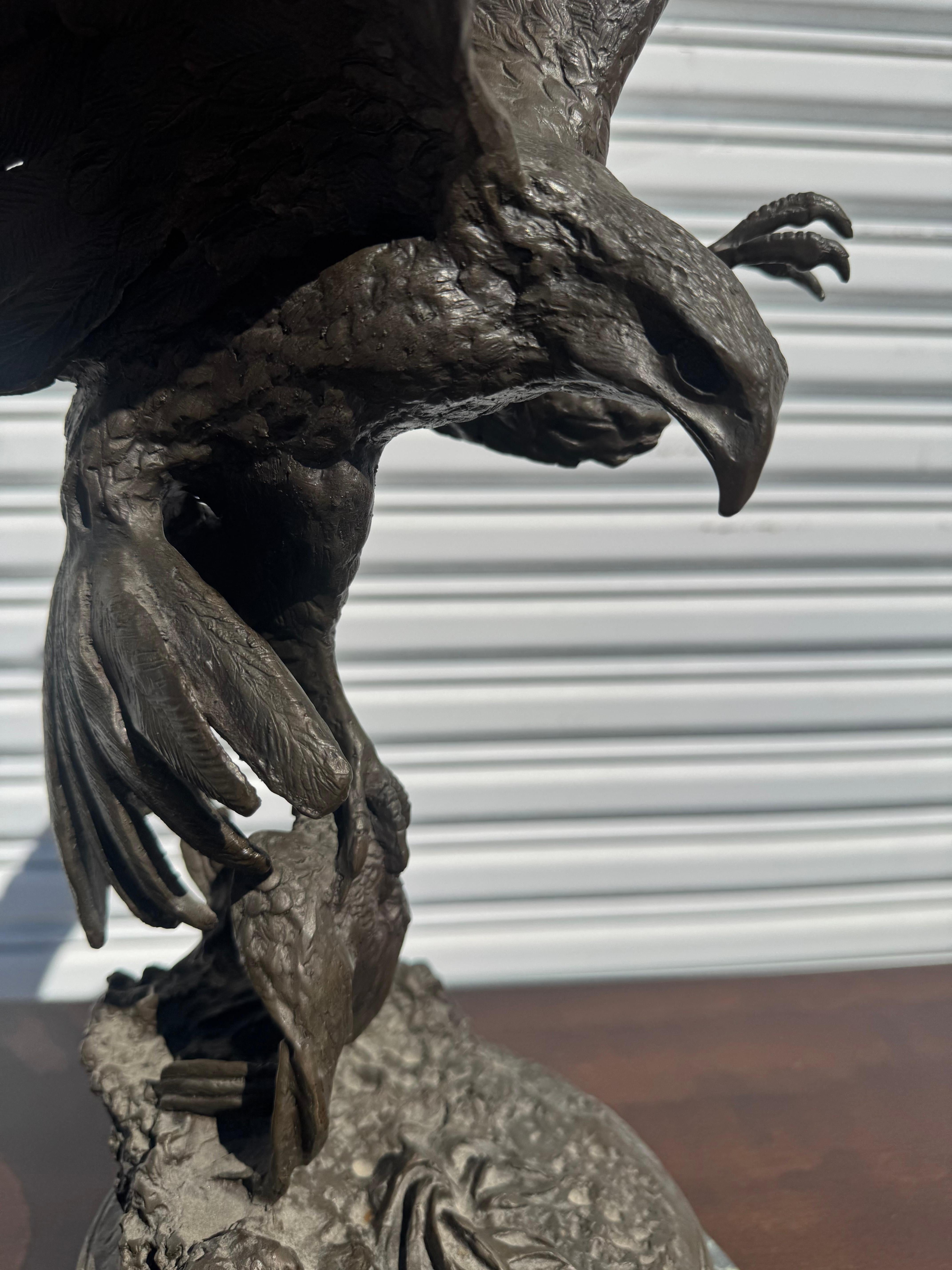 20ième siècle Jules Moigniez Sculpture en bronze de 25