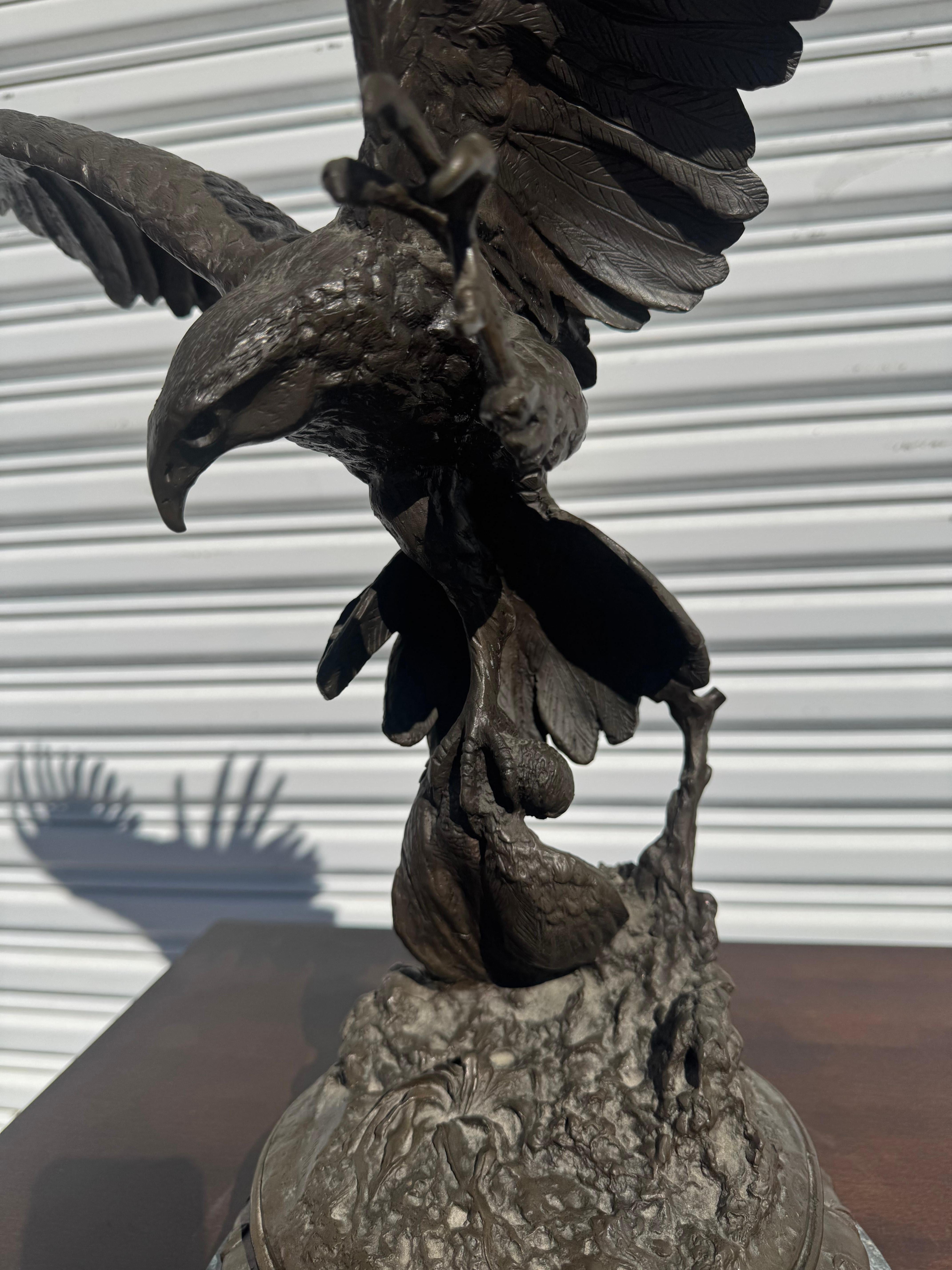 Bronze Jules Moigniez Sculpture en bronze de 25