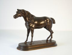 Cheval - Sculpture en bronze de Jules Moigniez, 19e siècle, signé