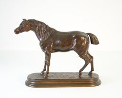 Cheval - Sculpture en bronze de Jules Moigniez, 19e siècle, signé