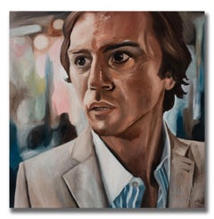 Jules Muck "Iskander" 6' Large Scale 2012 Street Art Portrait, Acrylic on Canvas