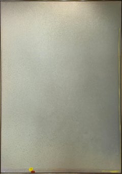 "Irkutsk IV" Jules Olitski, Farbfeld, grün, orange, gelb, dickes Impasto