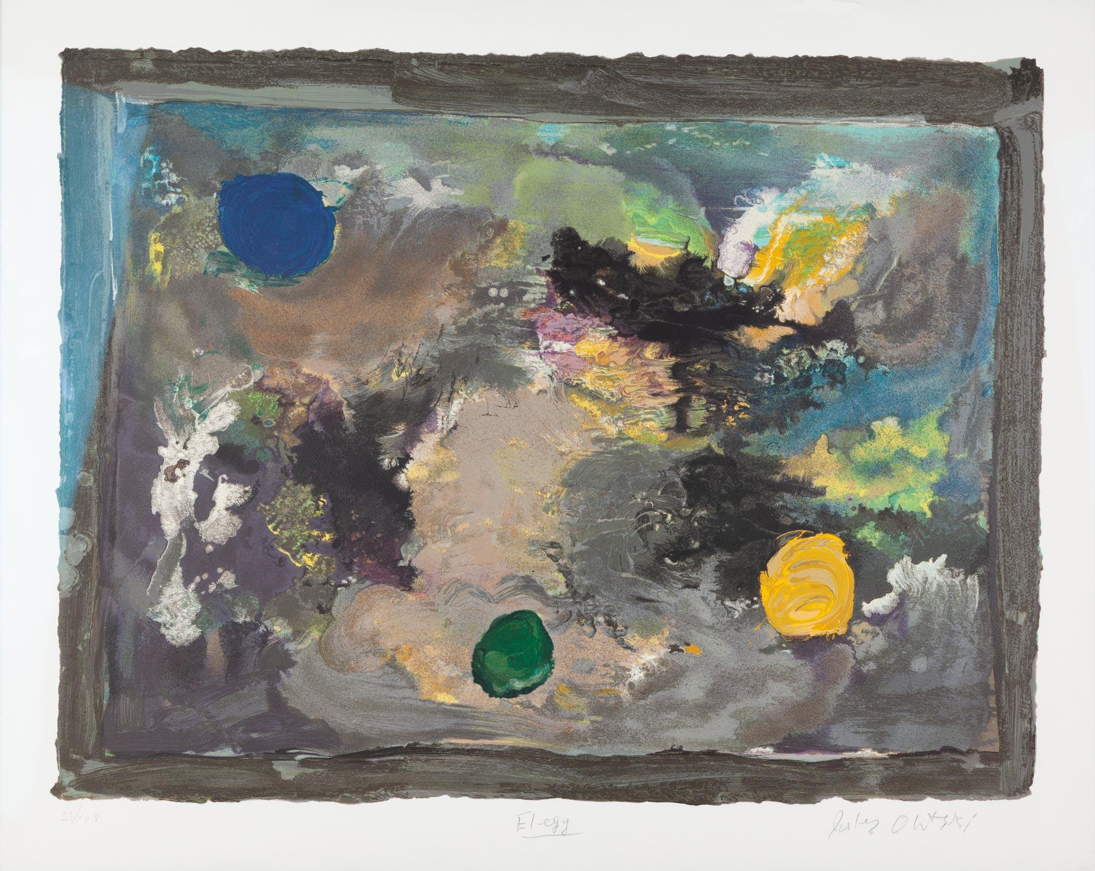 Elegie – Print von Jules Olitski