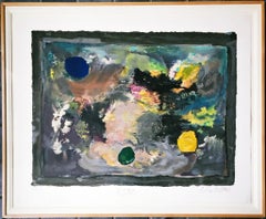 Jules Olitski - Elegie, 11. September 2001, Ab Ex Siebdruck, signiert/N, gerahmt