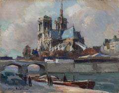 Notre Dame, París", Academia Julian, San Francisco PPIE, Legión de Honor