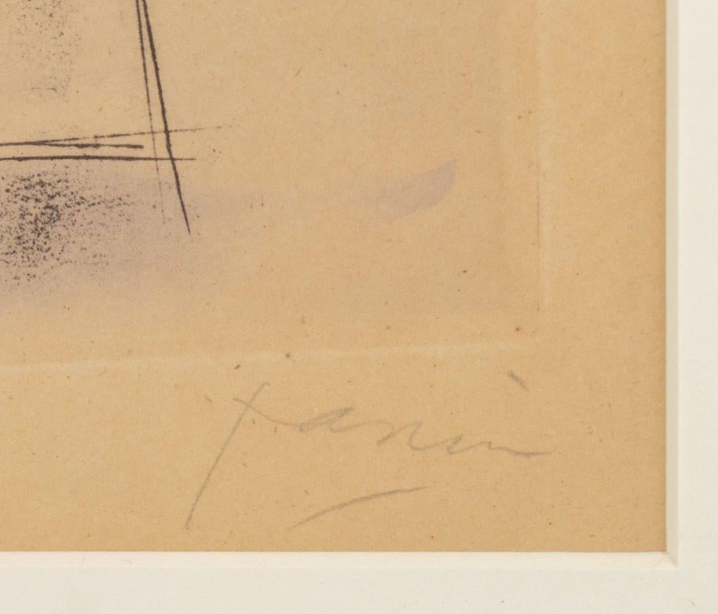 Jules Pascin, Radierung „La Loge“, Radierung, 1925 im Zustand „Gut“ im Angebot in Astoria, NY
