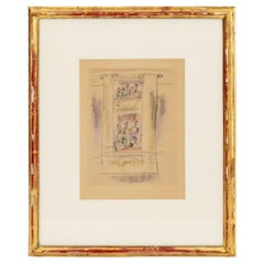 Gravure « La Loge » de Jules Pascin, 1925