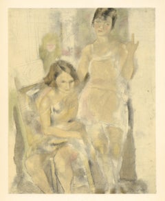(after) Jules Pascin - "Ginette et Mireille" lithograph