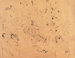 School of Paris etching, 'At the Cafe' by the Prince of Montparnasse
