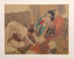 Marionette, Impressionist Lithograph after Jules Pascin Antique Marionette, Impressionist Lithograph after Jules Pascin