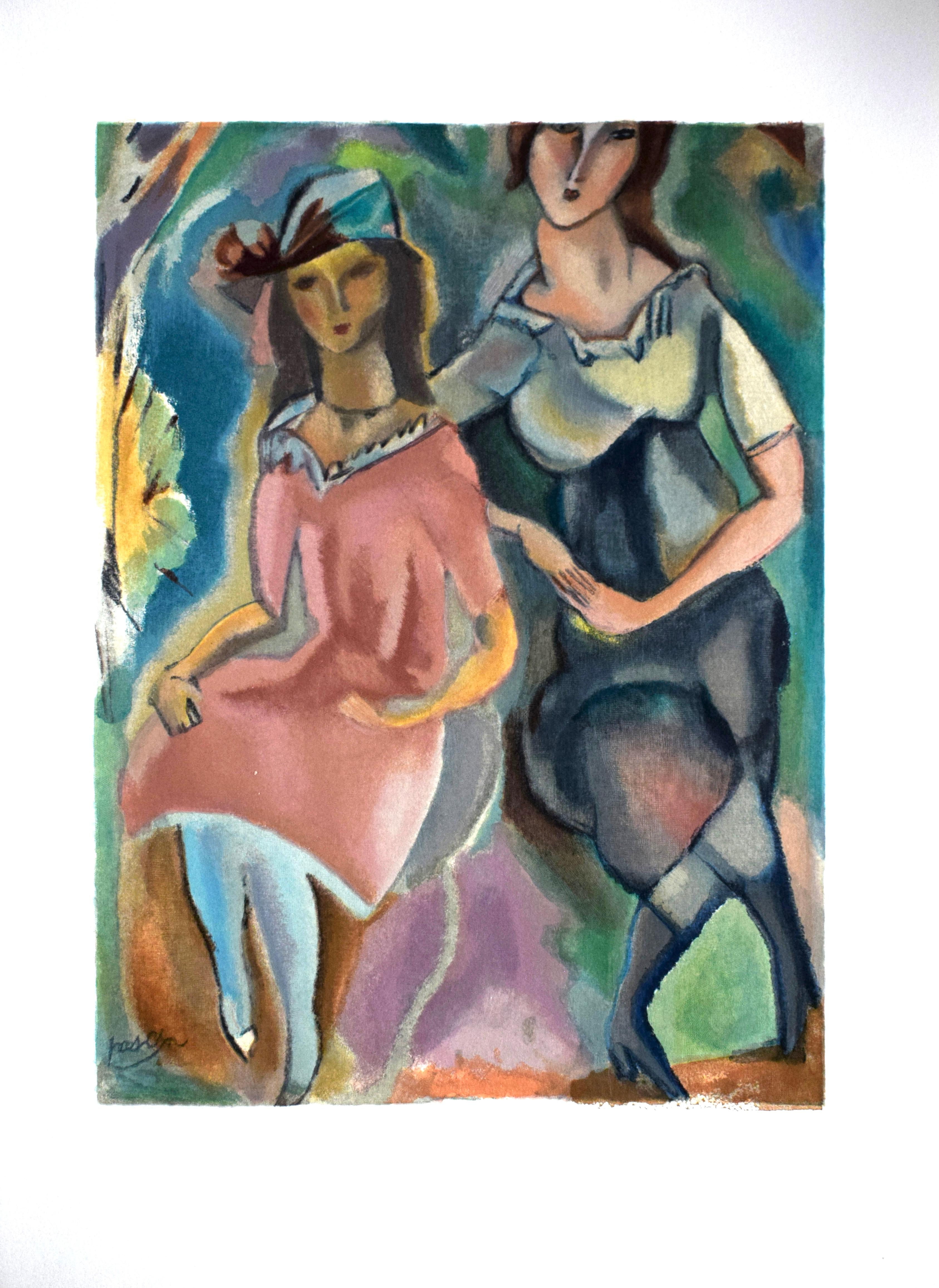 Lithograph on vélin d’Arches paper. Unsigned and unnumbered, as issued. Good condition. Notes: From the folio, Les Peintres mes amis, 1965. Published by Éditions d'art Les Heures Claires, Paris; printed by Raymond Jacquet, Paris, 1965 in an edition