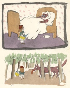 Pascin, Little Red Riding Hood (Le chaperon rouge), XXe Siècle (after)