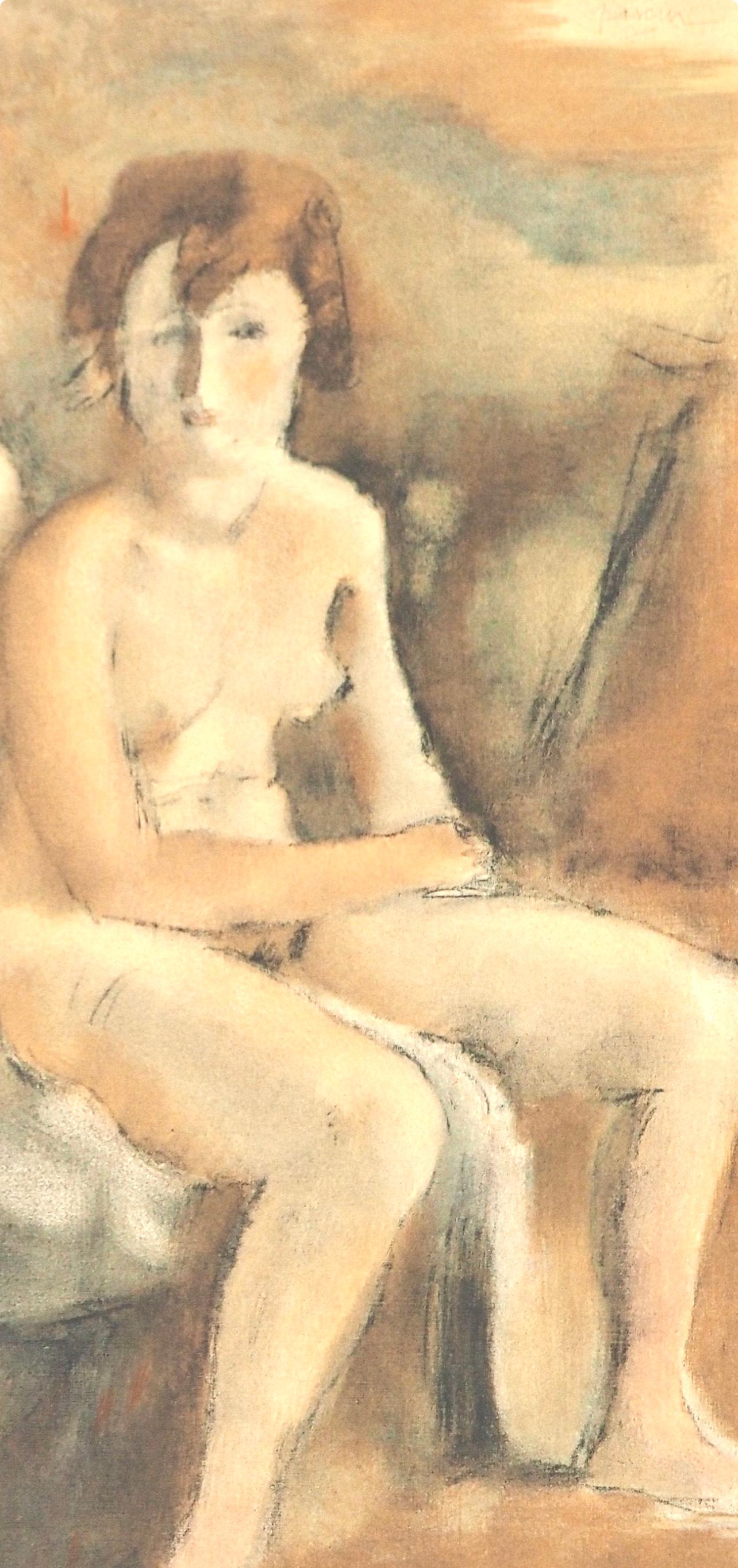 Pascin (tariff free*), Deux nus, Pascin (after) (Moderne), Print, von Jules Pascin
