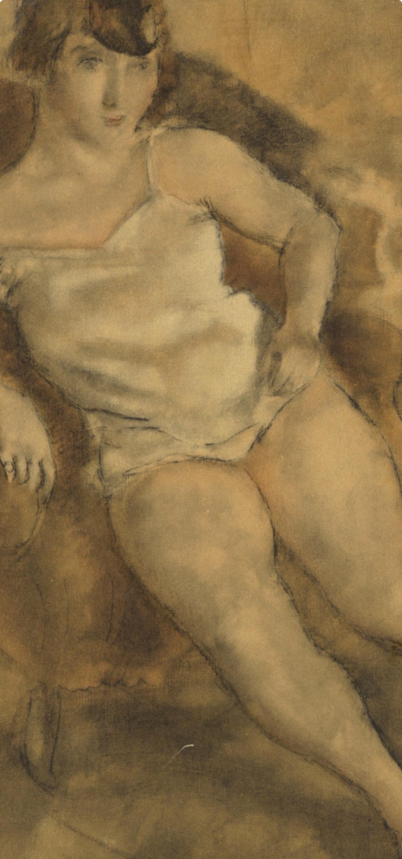Pascin, Femme dans un fanteuil (après) - Print de Jules Pascin