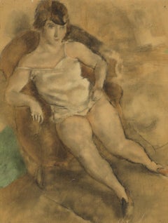 Pascin, Femme dans un fanteuil, Pascin (after)