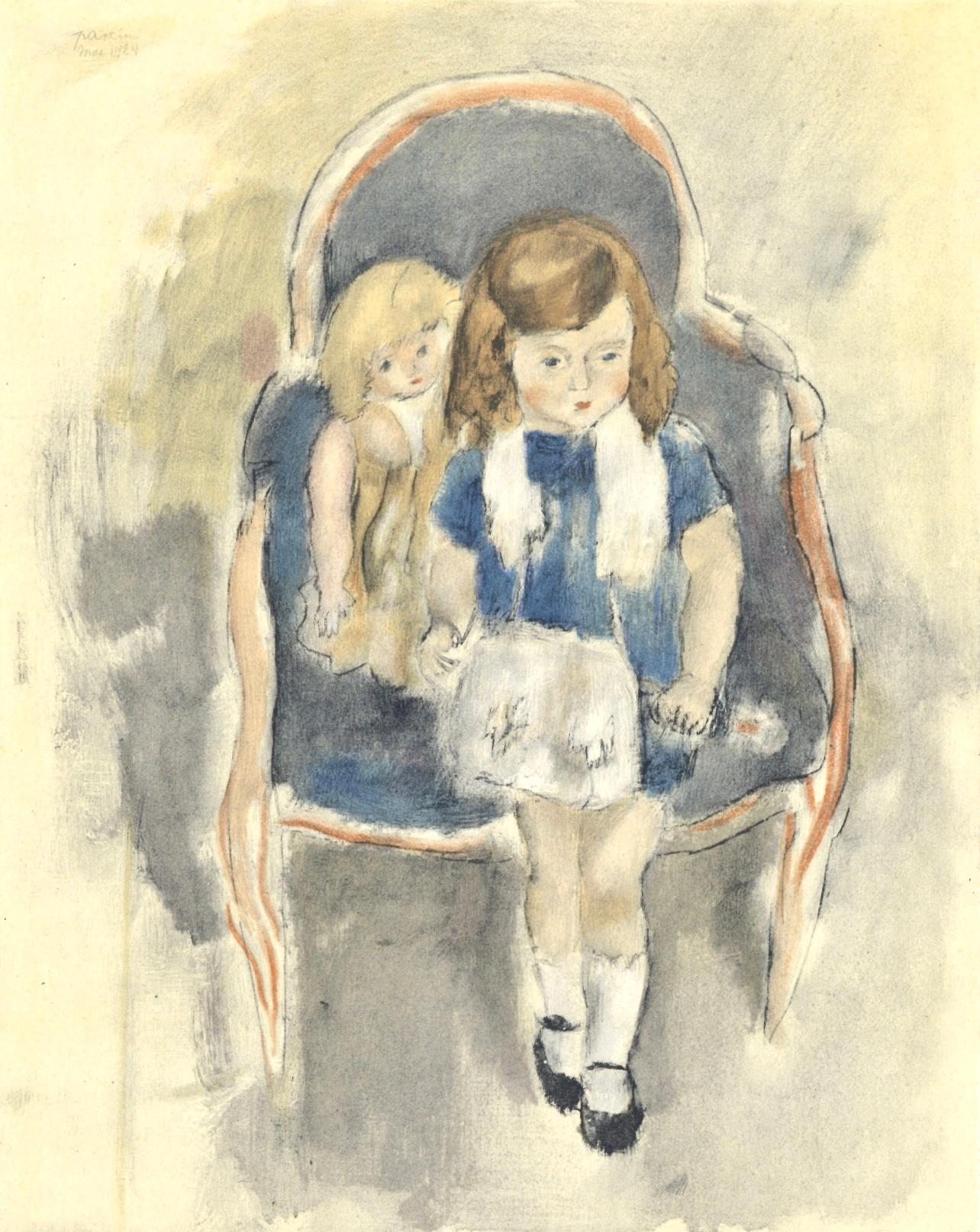 Pascin (tariff free*), Jeanie Warnod, Pascin (after)