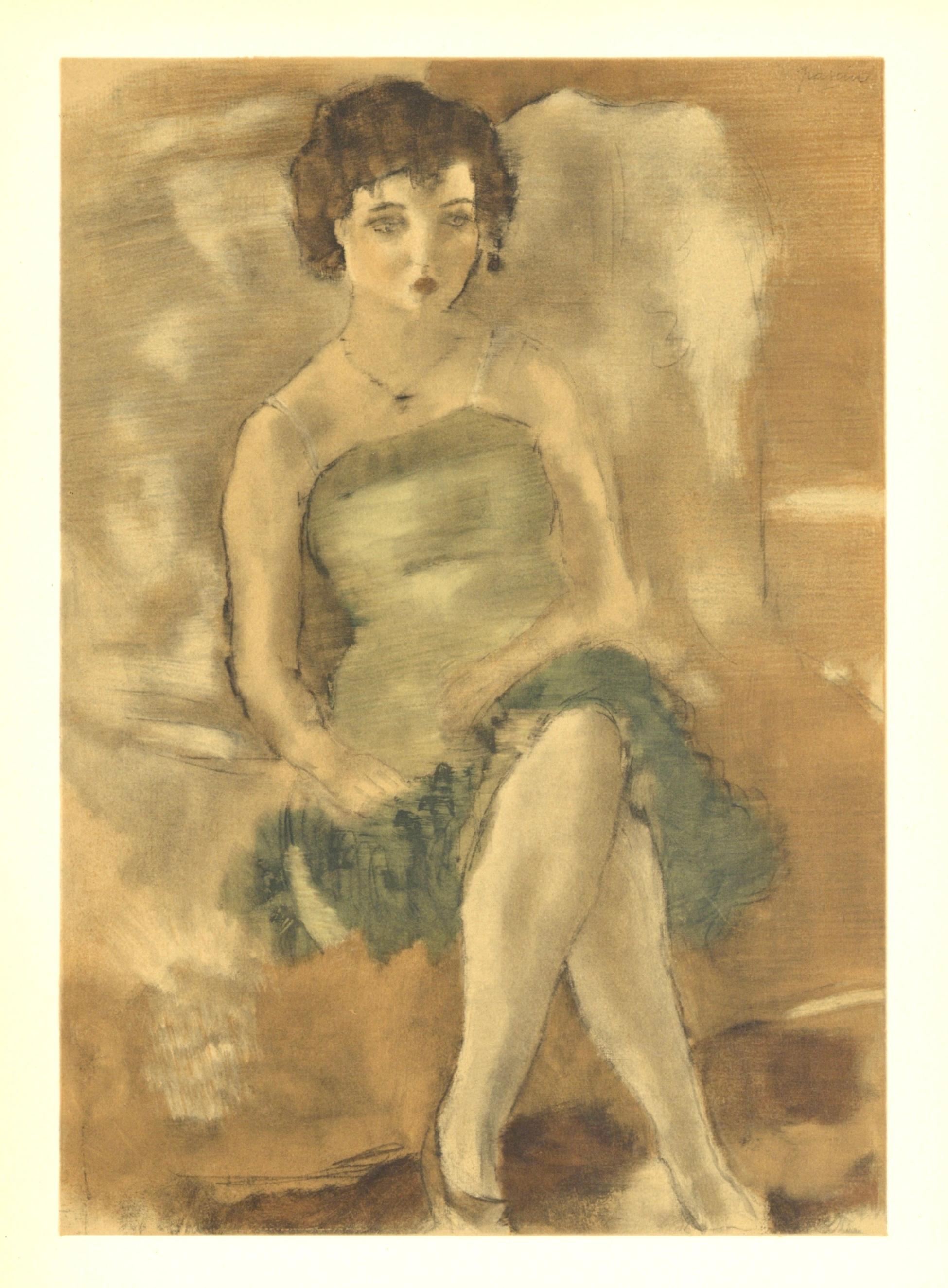 Lithograph on grand vélin Renage paper. Paper Size: 12.25 x 9.5 inches. Inscription: Signed in the plate and unnumbered, as issued. Notes: From the album, Pascin, 1954. Published by Éditions du livre, Monte-Carlo, under the direction of André