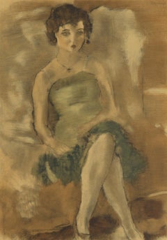 Pascin, La Dame en vert, Pascin (nach)