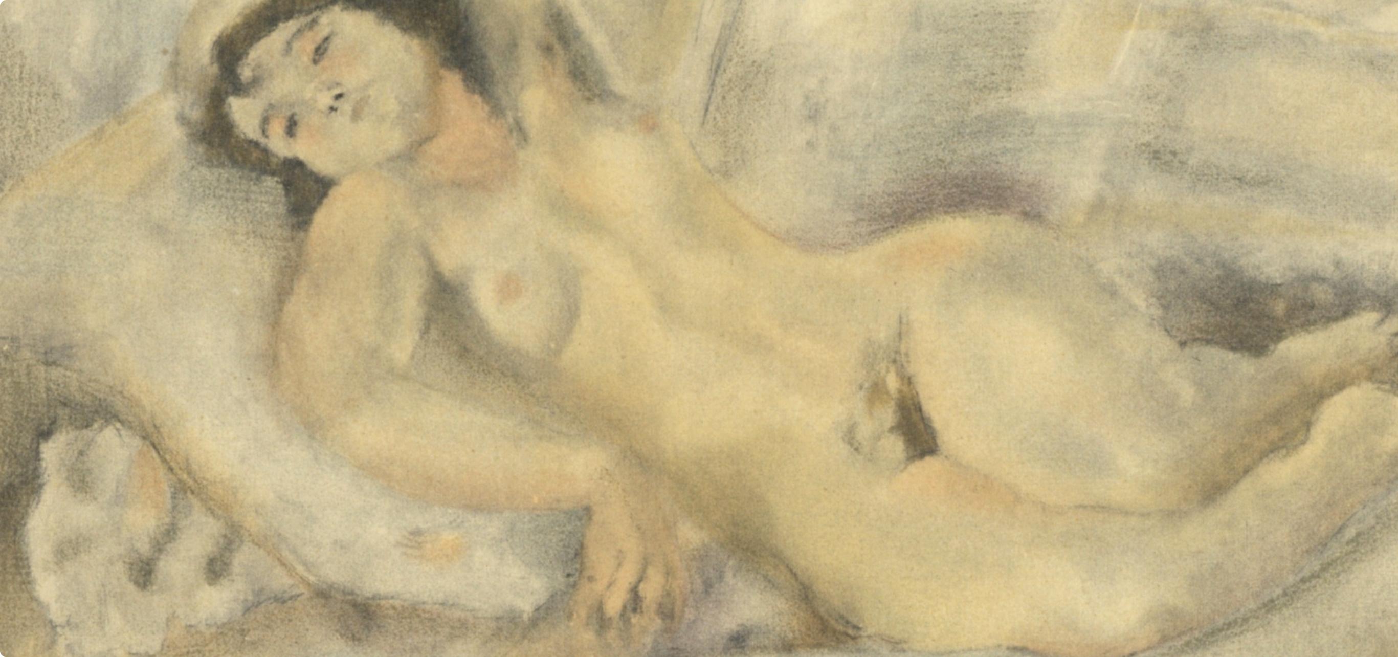 Pascin, Manolita, Pascin (nach) – Print von Jules Pascin