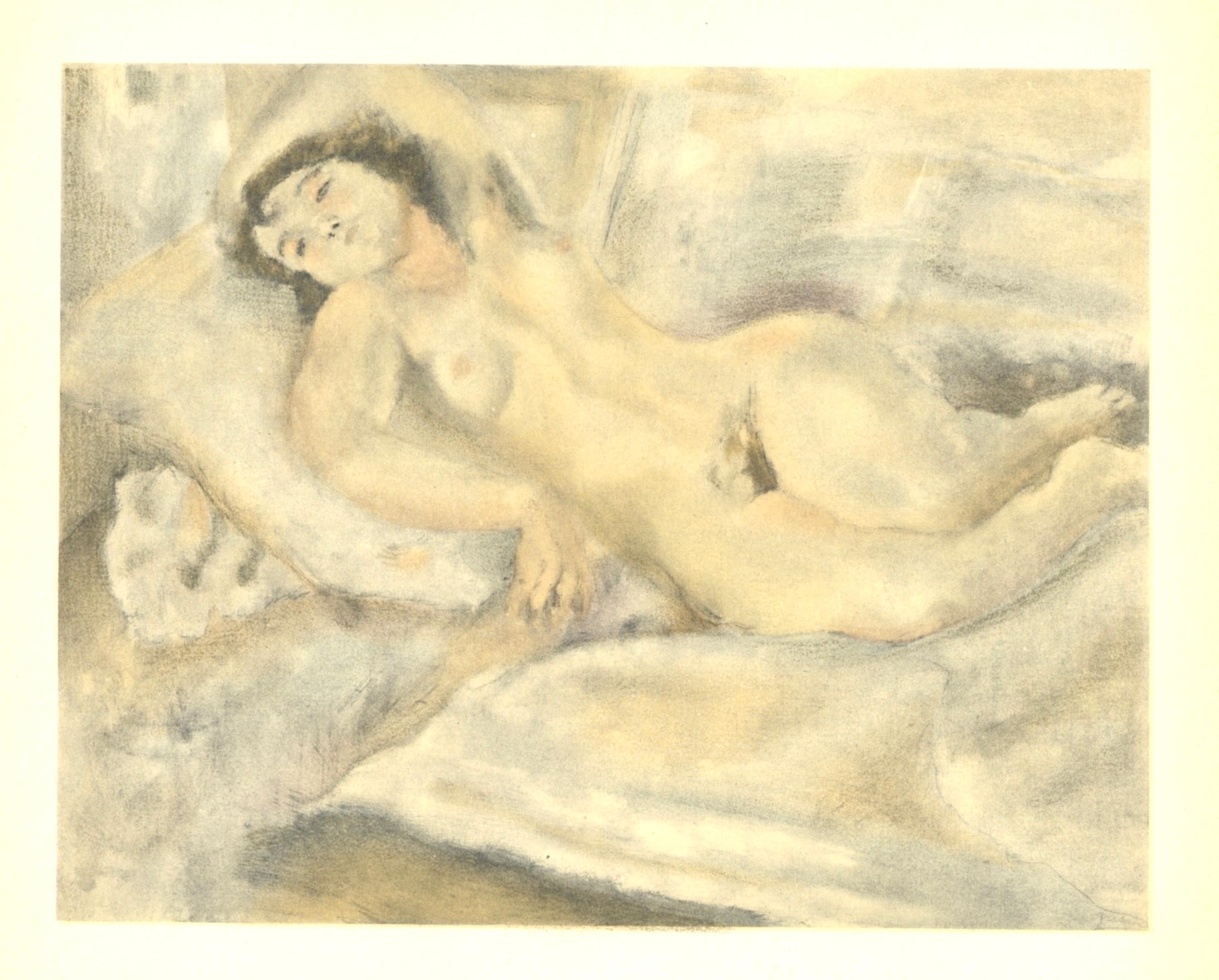 Lithograph on grand vélin Renage paper. Paper Size: 9.5 x 12.25 inches. Inscription: Unsigned and unnumbered, as issued. Notes: From the album, Pascin, 1954. Published by Éditions du livre, Monte-Carlo, under the direction of André Sauret,