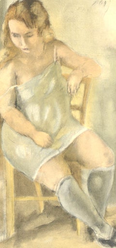 Jules Pascin, Marcelle in the Blue Blouse, from Pascin, 1954 (after)