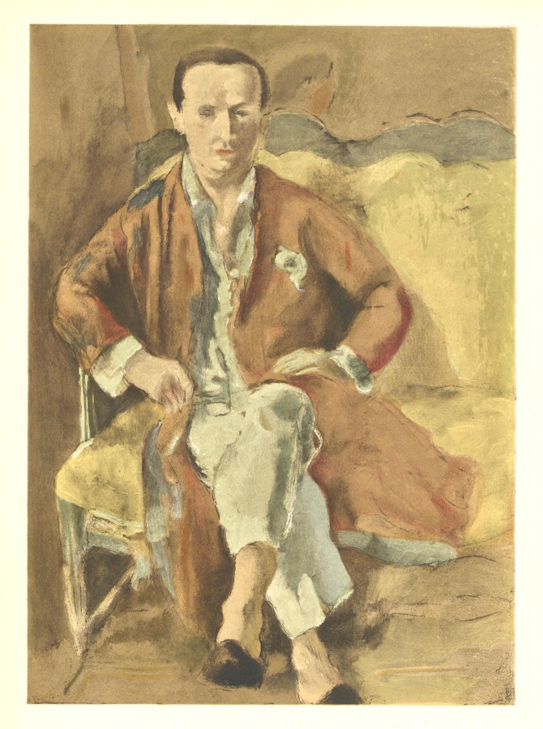 Litografía sobre papel grand vélin Renage. Tamaño del papel: 12,25 x 9,5 pulgadas. Inscripción: Sin firmar y sin numerar, tal como se emitió. Notas: Del álbum, Pascin, 1954. Publicado por Éditions du livre, Monte-Carlo, bajo la dirección de André