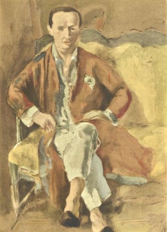 Pascin (tariff free*), Portrait de Daragnès, Pascin (after)