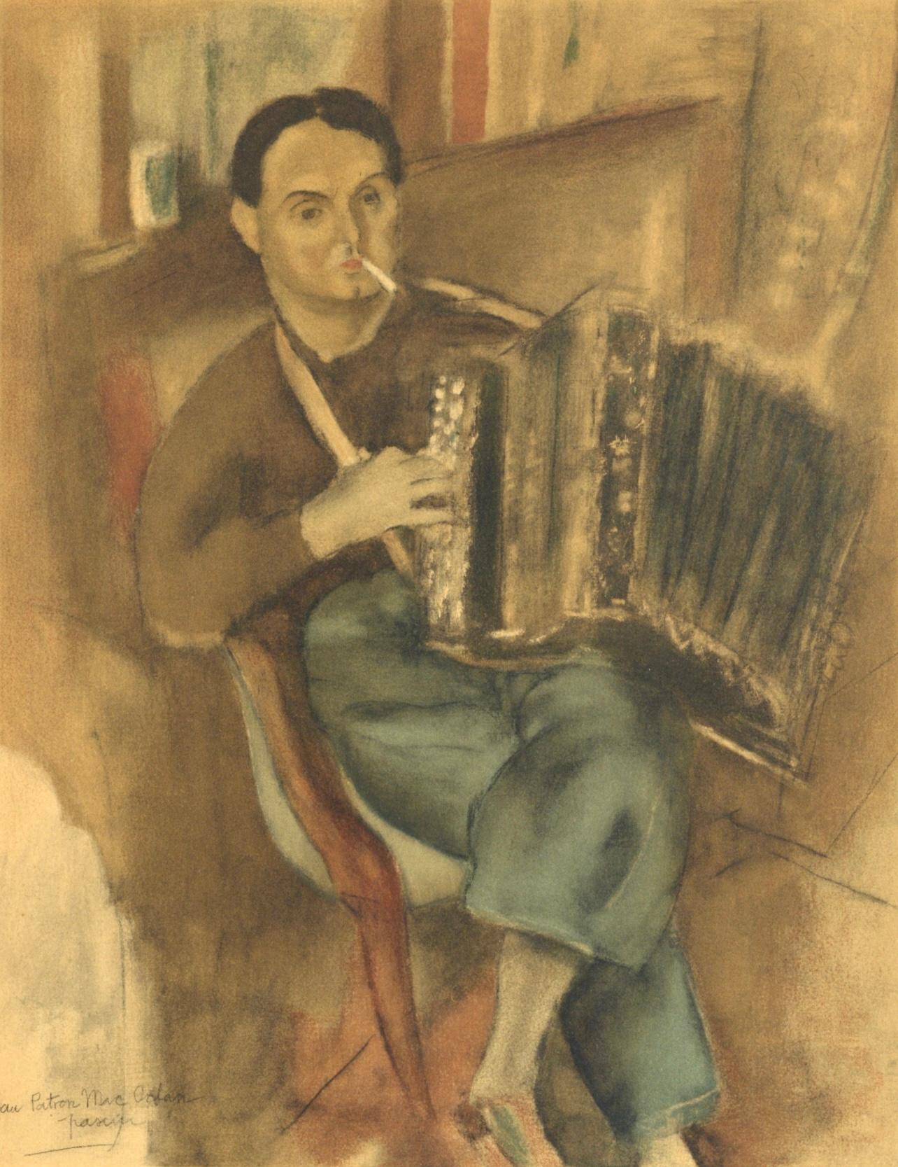 Pascin, Retrato de Pierre Mac Orlan, Pascin (después de)
