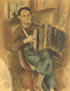 Pascin, Retrato de Pierre Mac Orlan, Pascin (después de)