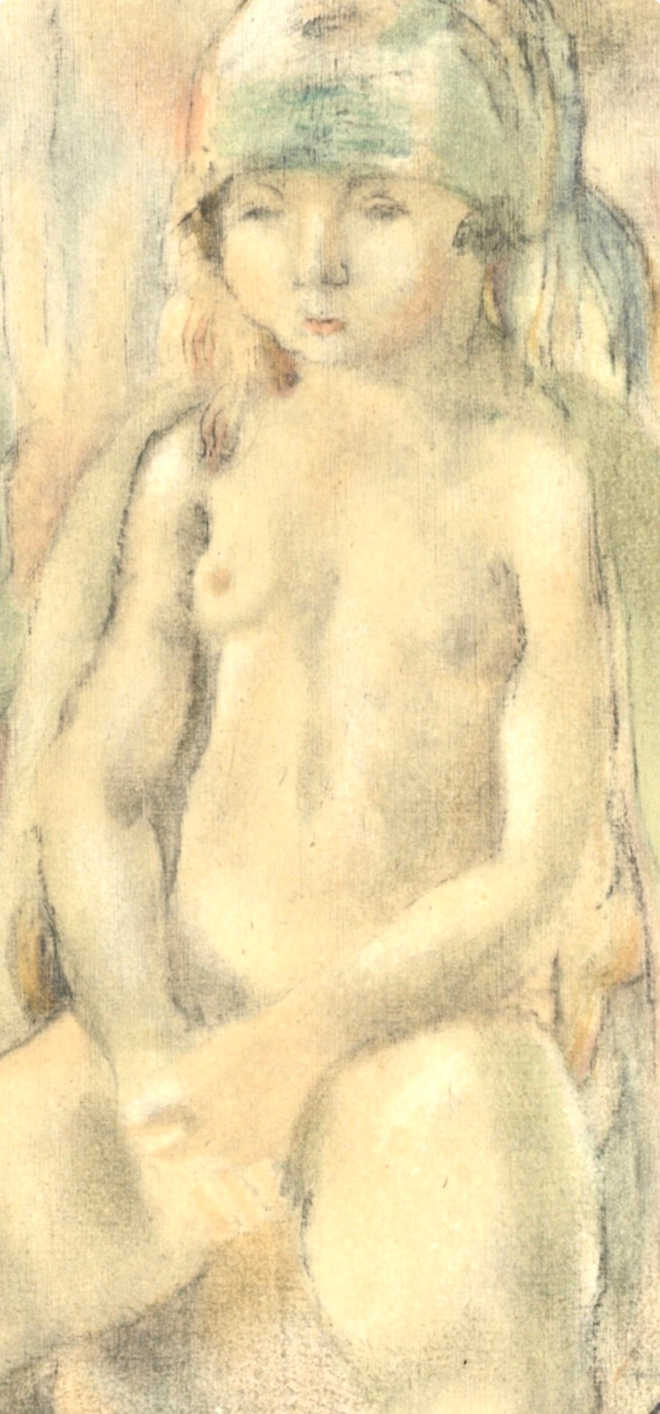 Pascin (tariff free*), Salomé, Pascin (after) - Beige Landscape Print by Jules Pascin